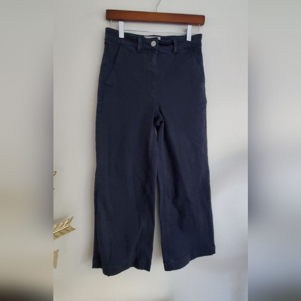 Everlane Dark Wash Wide-Leg Pants Size 2
